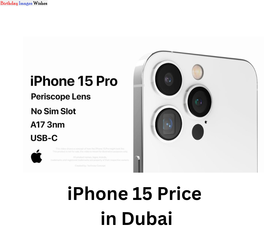 Apple iphone 15 price in Dubai